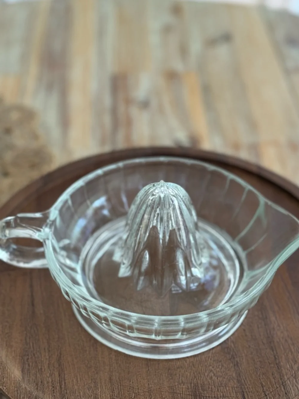 Vintage Glass Citrus Juicer